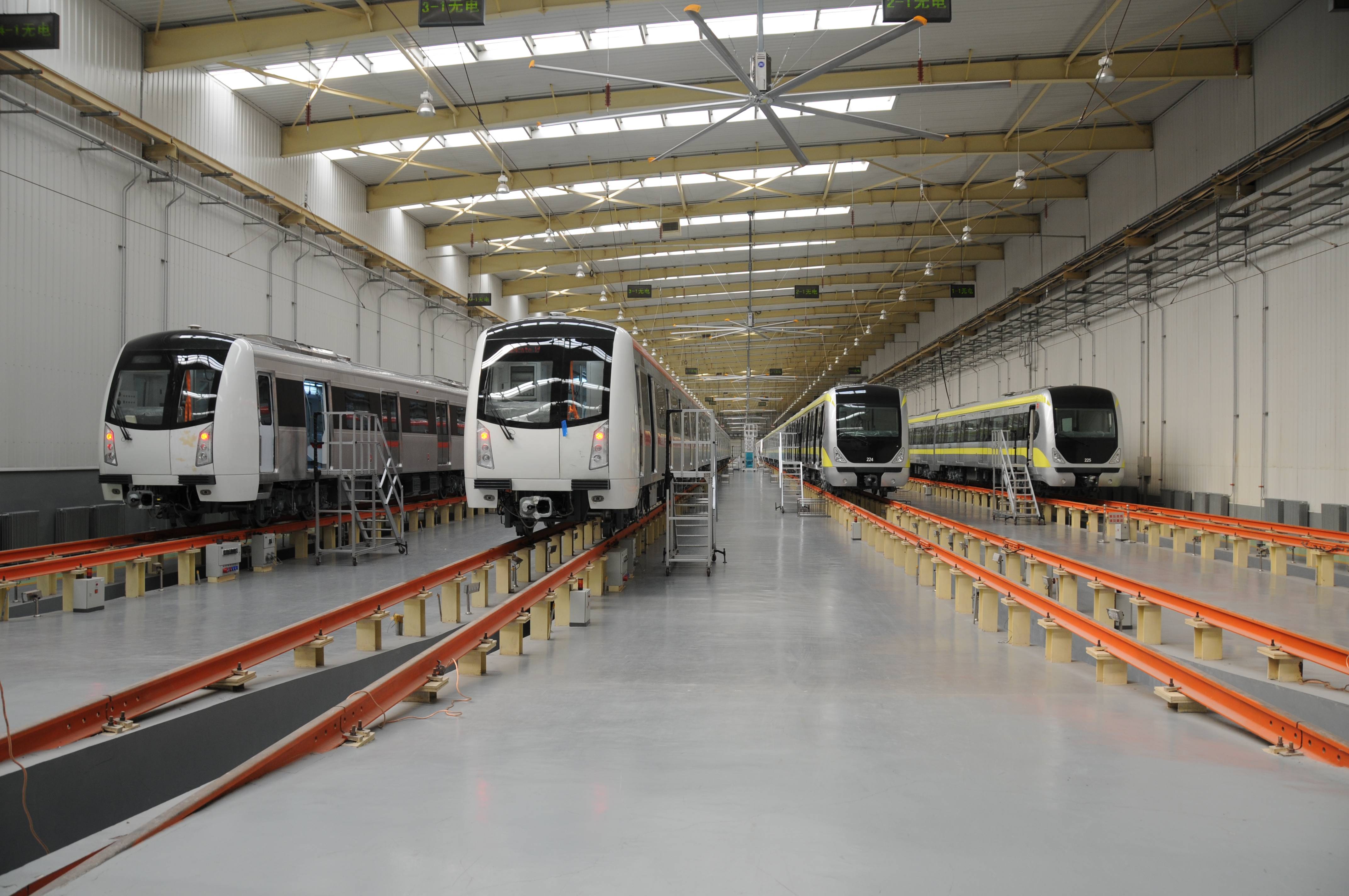 大连机车旅顺基地城轨车调试车间(1)