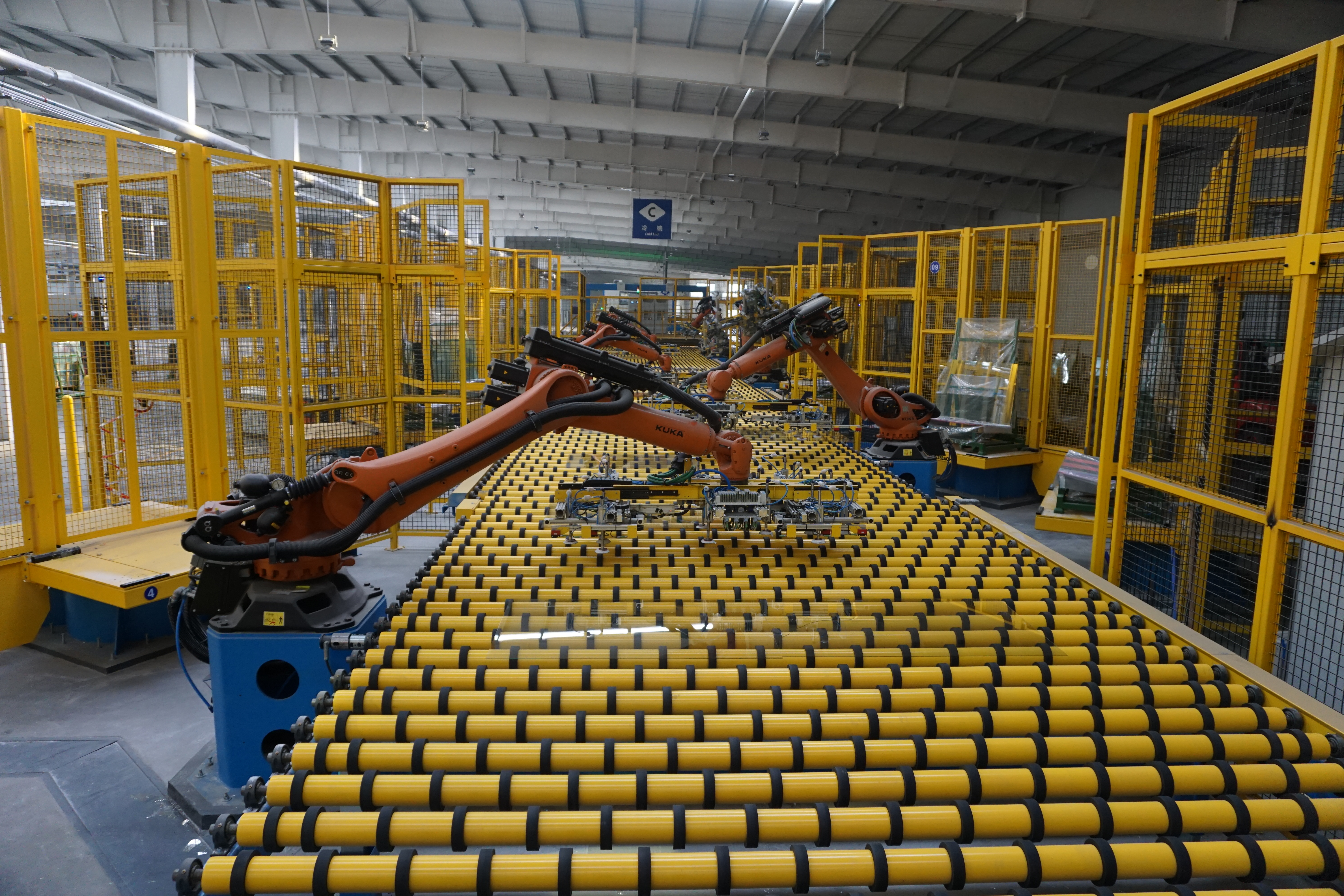 本溪福耀浮法玻璃智能生产线